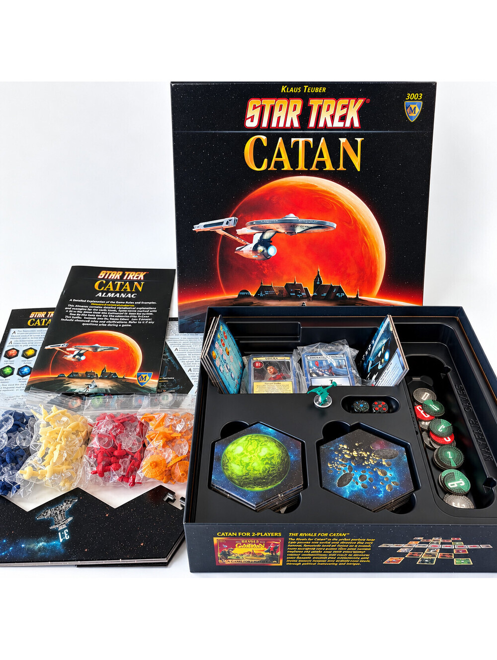 Star Trek Catan Board Game Mayfair Games 3003 2012 Complete Klaus Teuber OOP